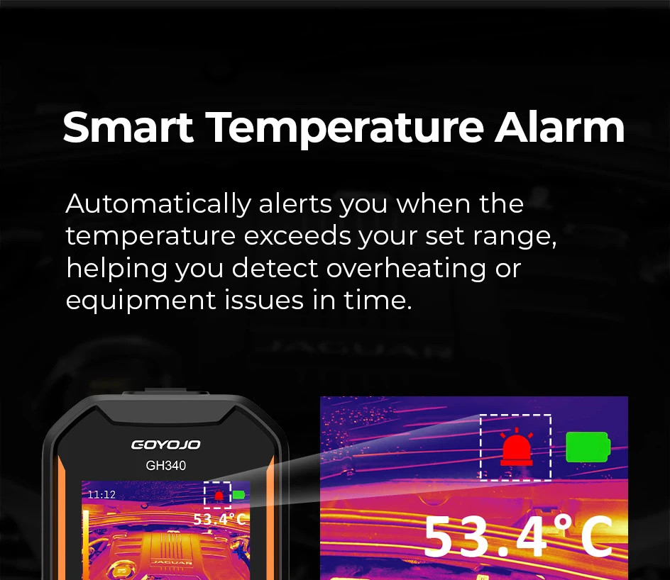 GOYOJO Handheld Thermal Camera 340×340 240×240 Resolution For Mobile Repair