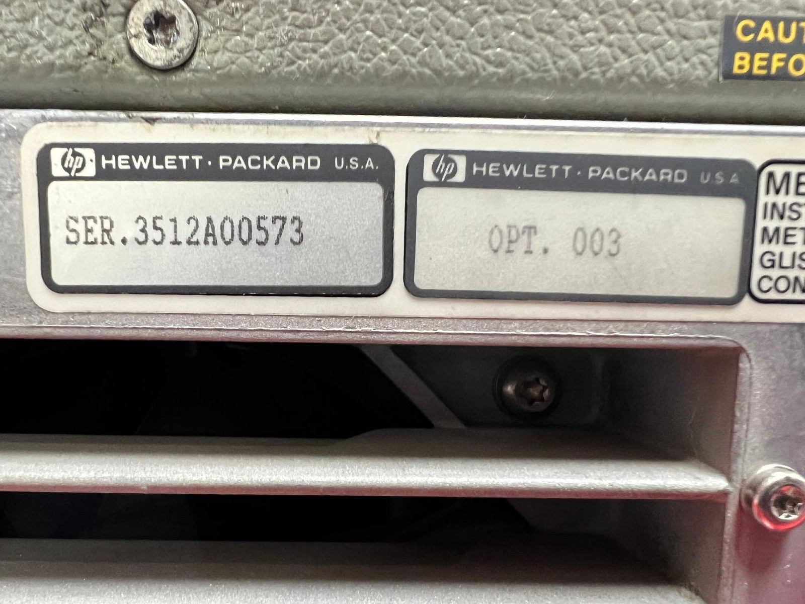 Agilent/Keysight 8644B OPT. 003, Synthesized Signal Generator, 252kHz-1030MHz