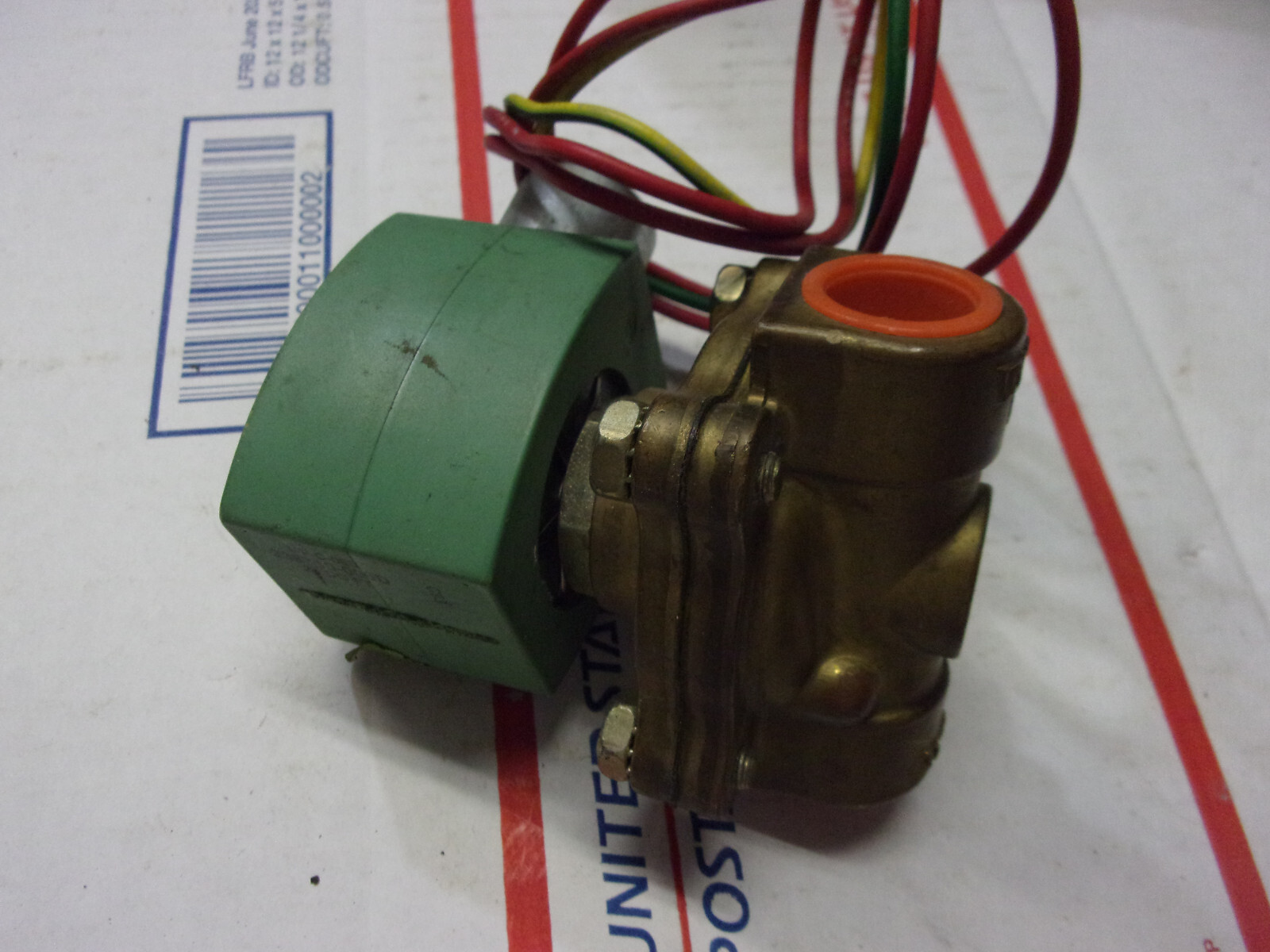 Asco Red Hat 8262H262, MP-C-080, 238710-006-D, 24 DC FT, 120/60 Solenoid Valve