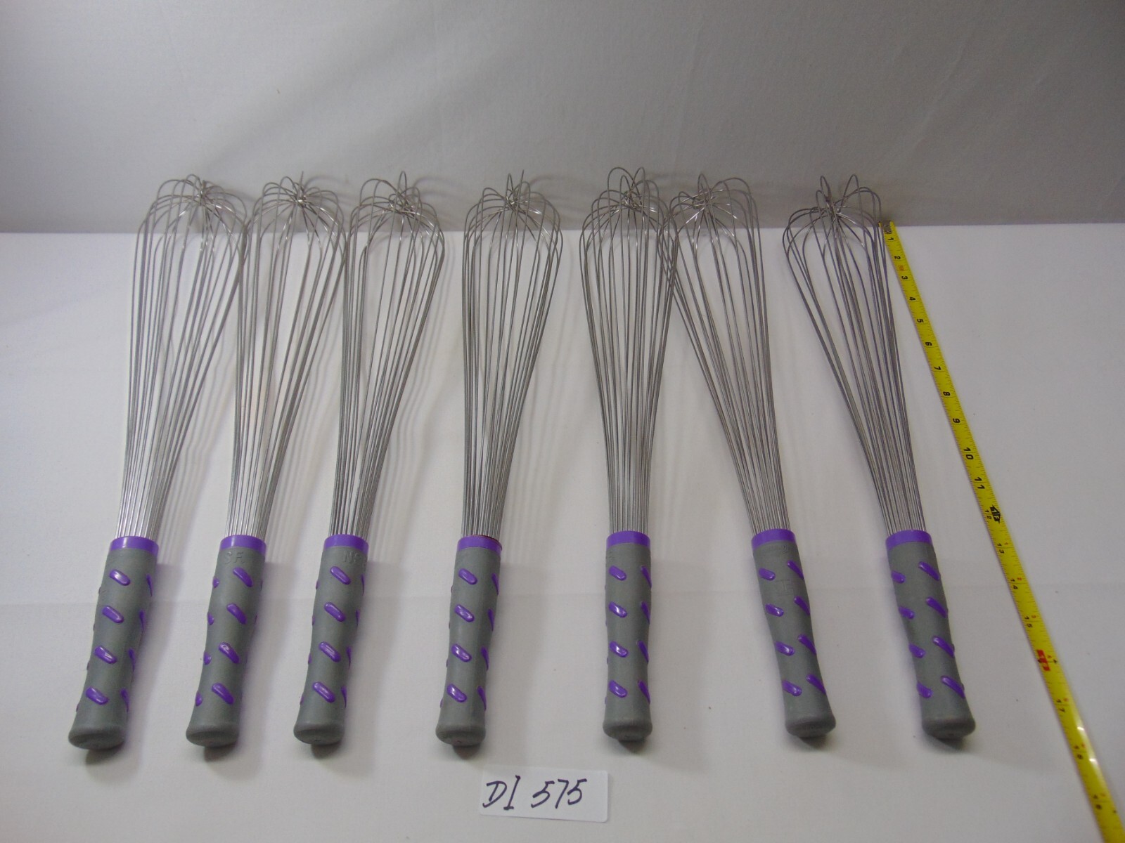Vollrath 18″ Whip Whisk Stainless Steel NSF Silver Large Lot of 7 Jacobs Pride