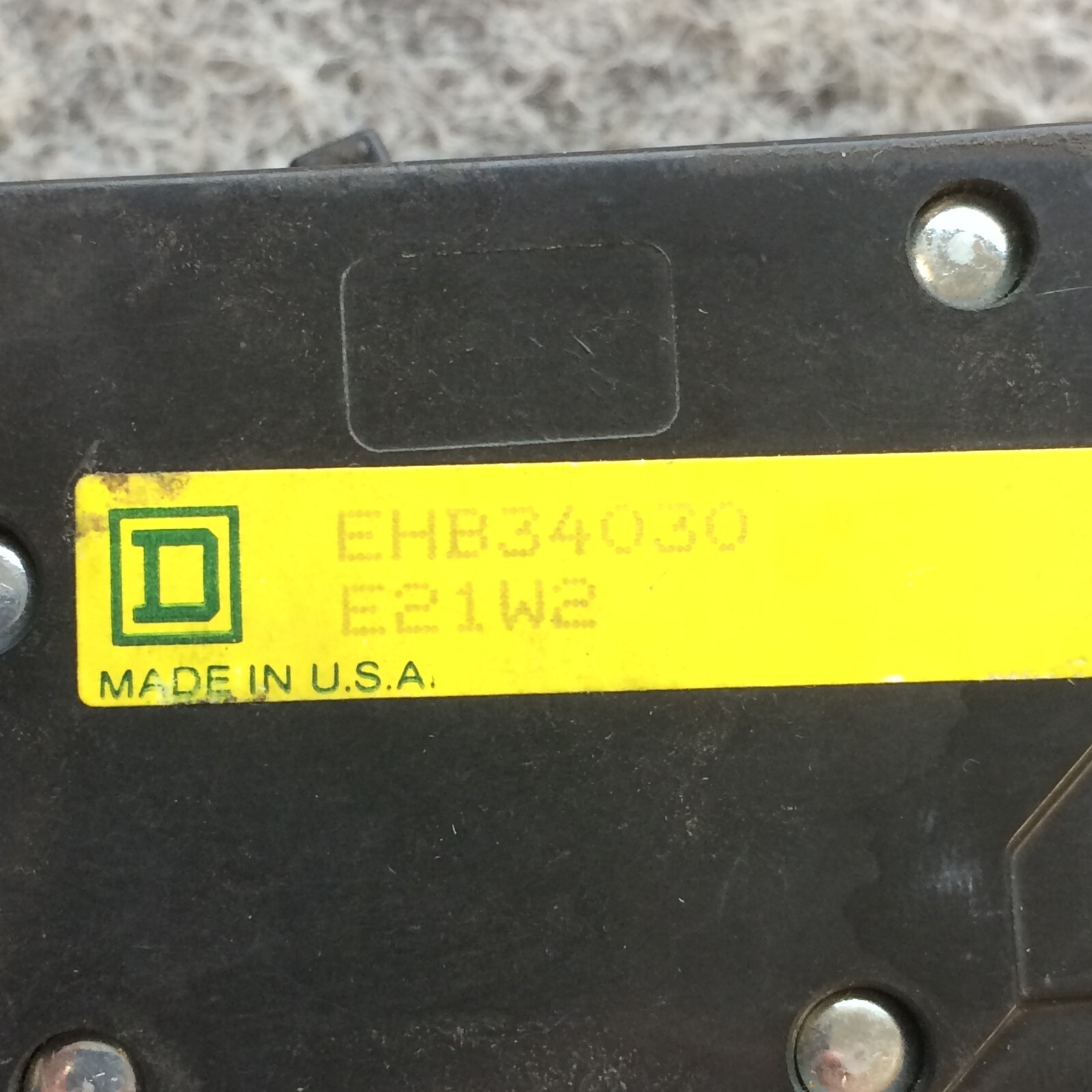 NOS Square D EHB34030 3 Pole Circuit Breaker 30 Amp * Ships Same Day*