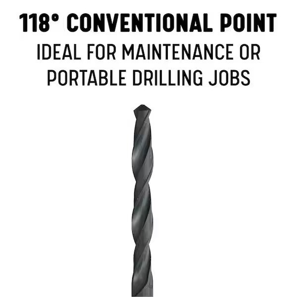1/4 in Carbon Steel NPT Pipe Tap & 7/16 in HSS Drill Bit Set 2-Piece Threading