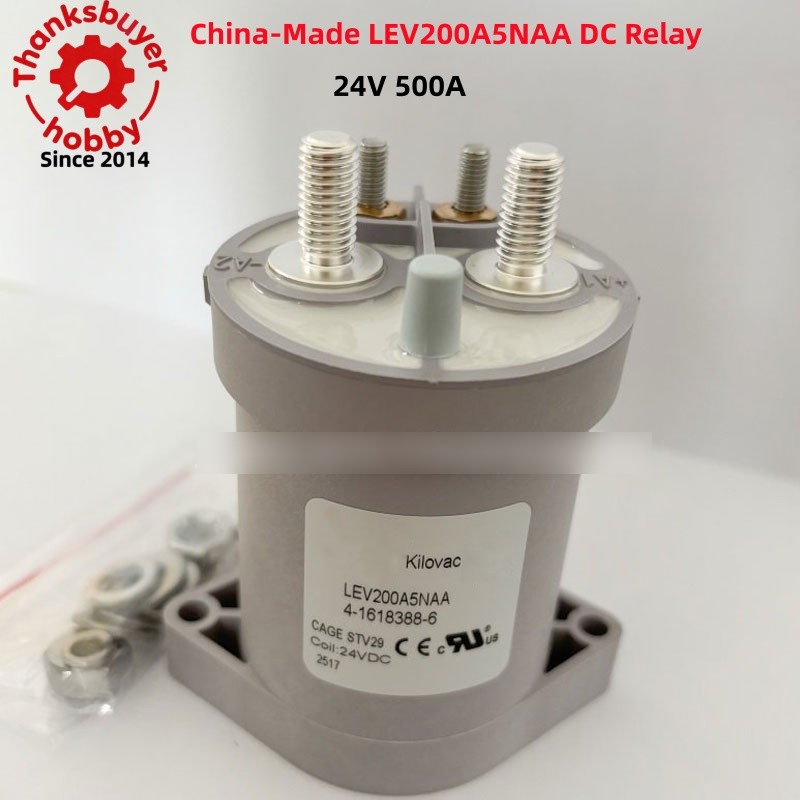 China-Made LEV200A5NAA DC Relay 4-1618388-6 500A 24V DC Contactor Bottom Mount