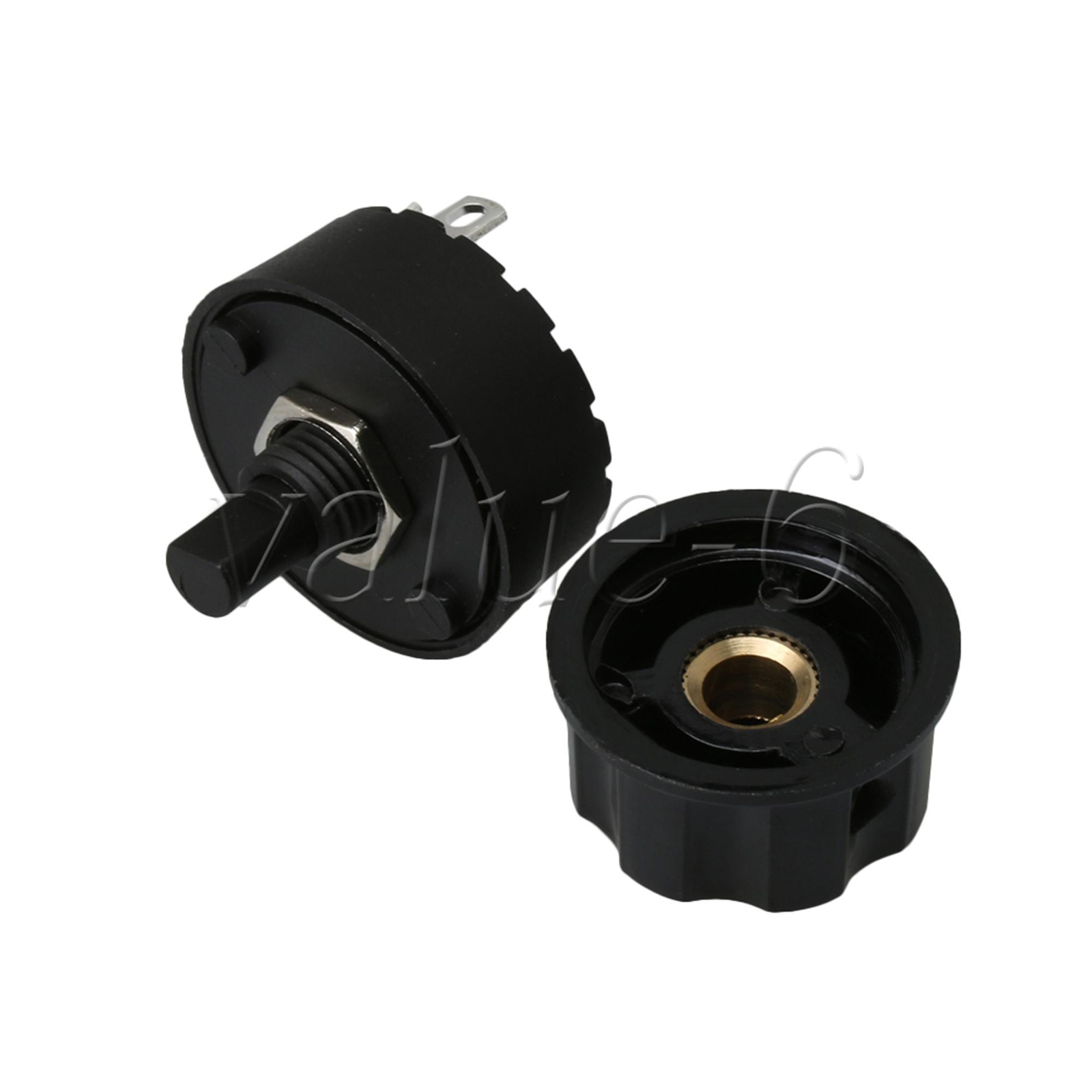 5 Positions Selector Rotary Position Switch + Knob Small Home Appliance Part