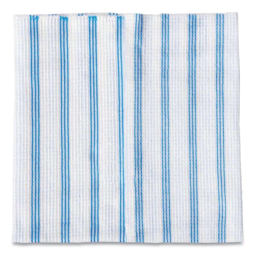 Rubbermaid Commercial HYGEN 2134283 Cleaning Cloths – Blu/Wht Strps (600/CT) New