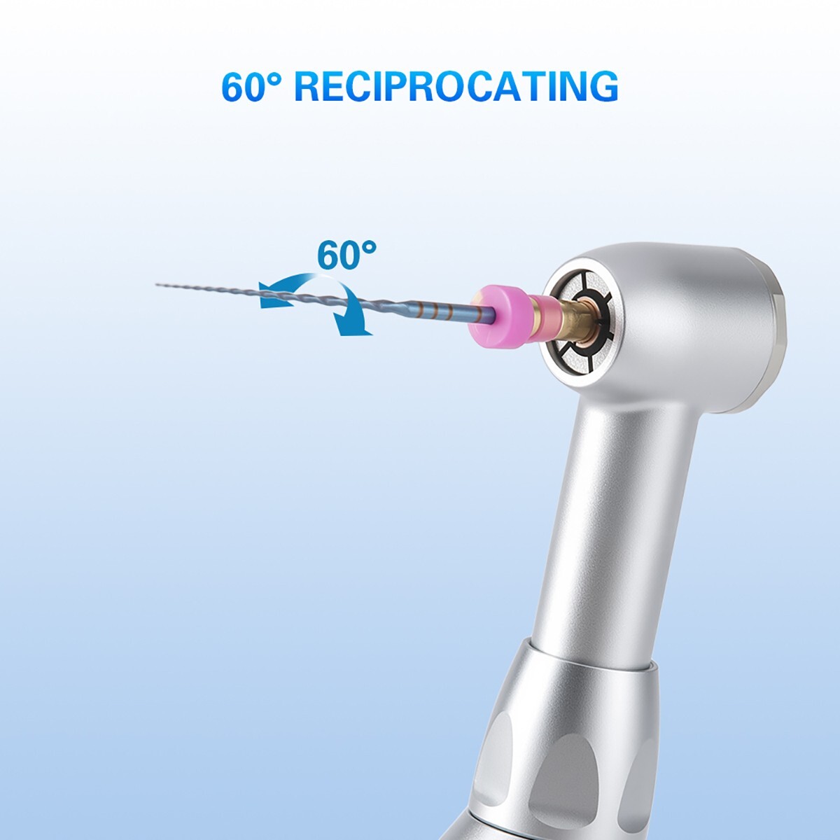 AZDENT Dental Endo Reciprocating Handpiece 10:1 Contra Angle Endodontic 60° M4