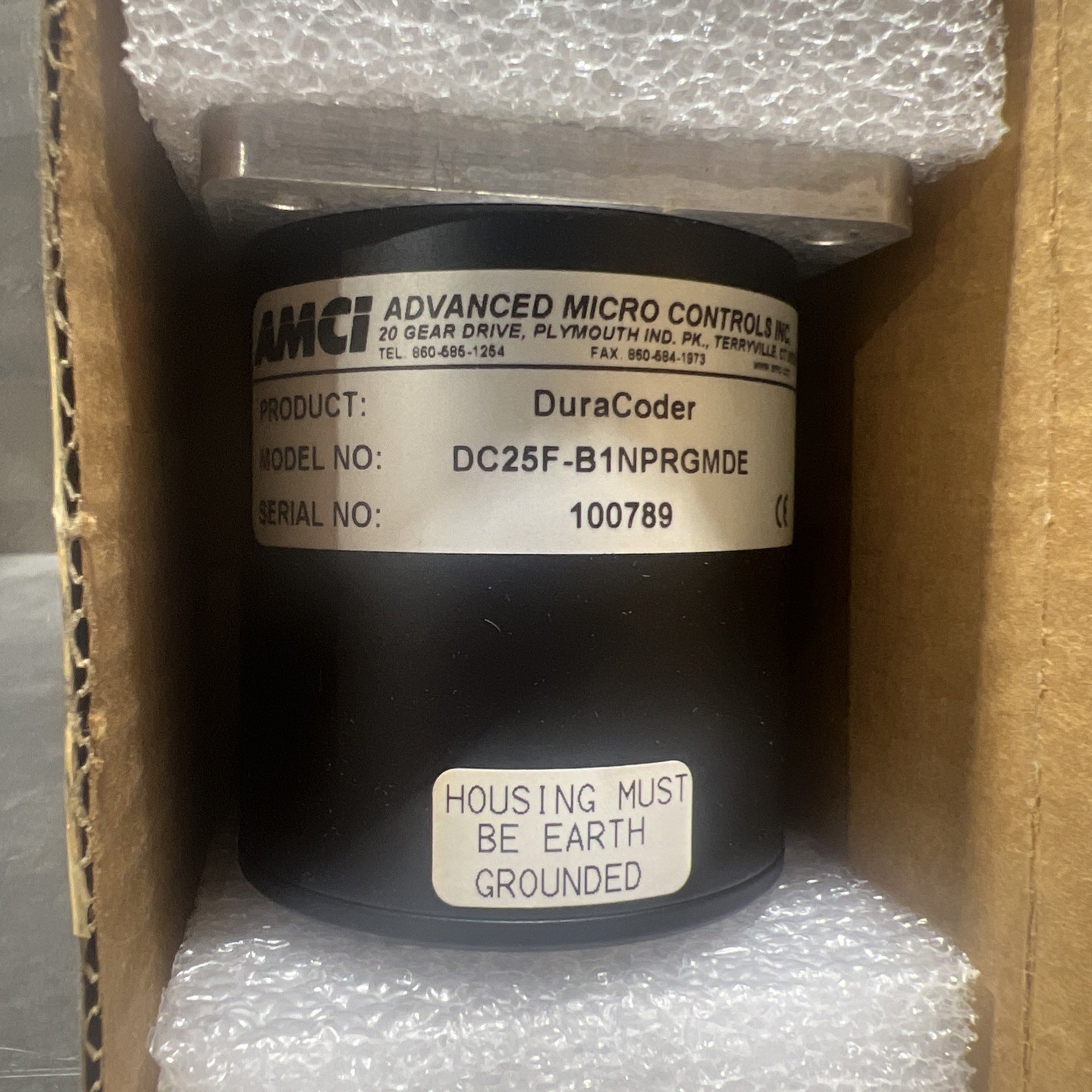 AMCI DC25F-B1NPRGMDE DURA CODER,ADVANCED MICRO CONTROLS DURACODER ENCODER,BL Nos