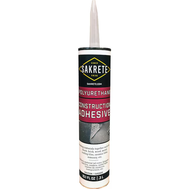 Sakrete Polyurethane Gray Masonry Interior/Exterior Construction Adhesive 10.1oz
