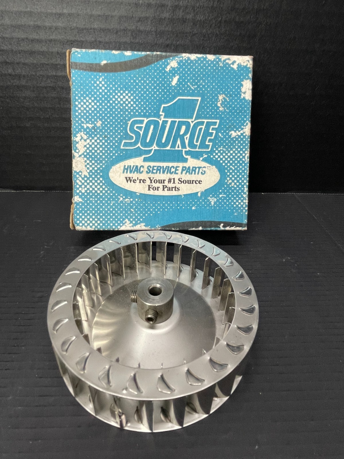 New Source 1 026-32623-700 Stainless Steel Blower Wheel 4″ X 1″ CCW 1/4″ Bore