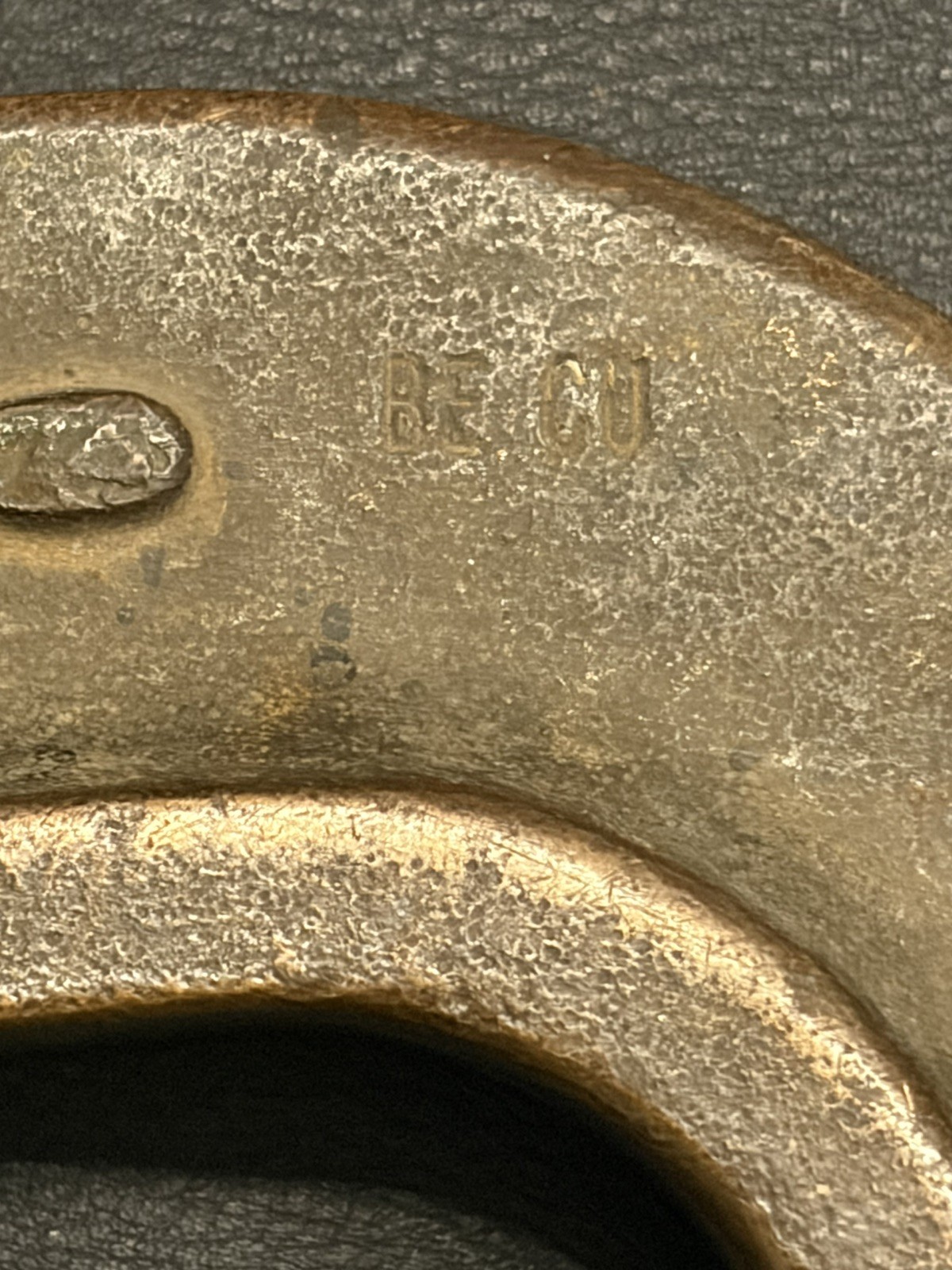 BERYLCO C-44 BeCu Non-Sparking C Clamp 4-1/4” Capacity USA Bronze