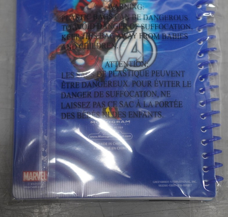 MARVEL AVENGERS 3D WRITING JOURNAL FOR NOTES SCHOOL OR DIARY NEW SEALED