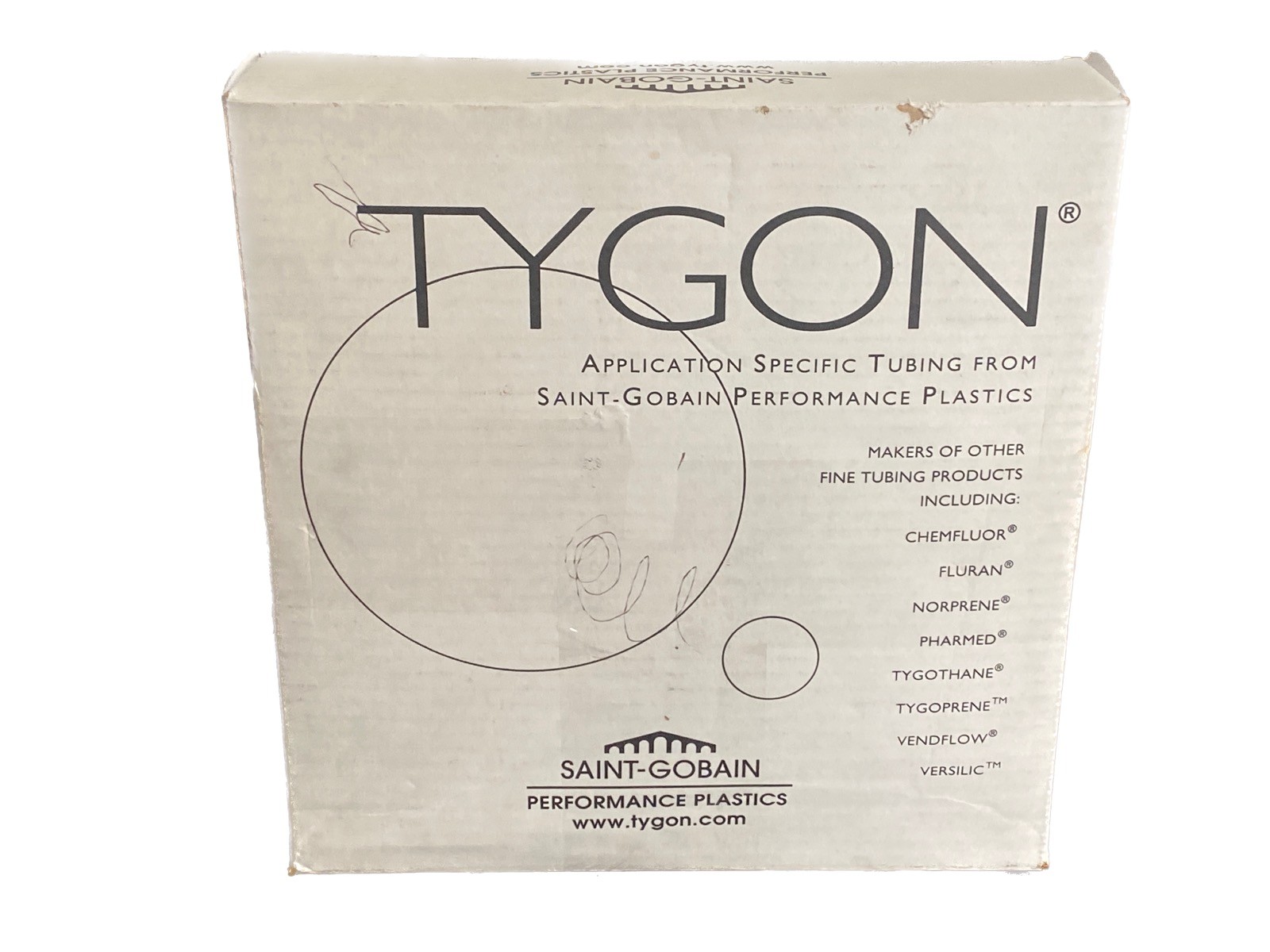 TYGON Formula R-3603 Laboratory Pump Tubing 5/16″ID 1/2″OD 50′ L