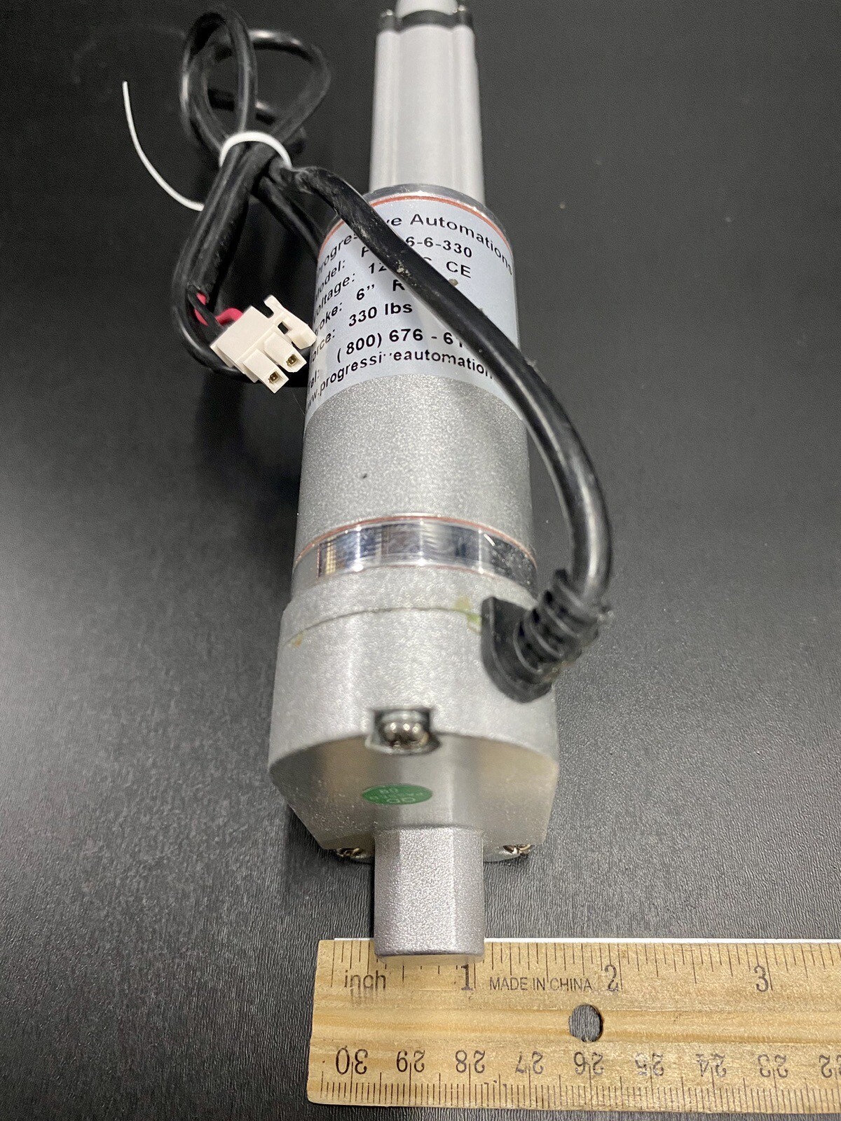 Progressive Automations PA-16-6-330 12V DC 330 lbs/6 in Actuator