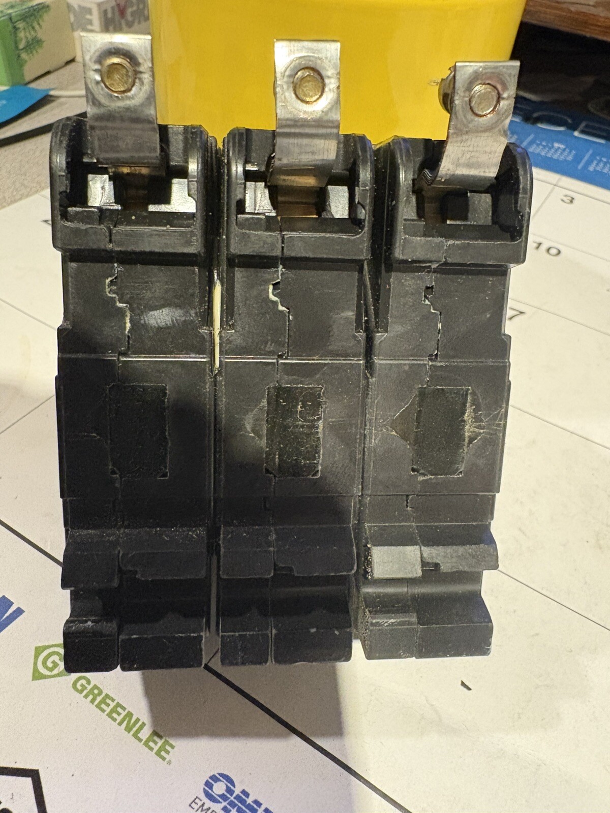 Square D EHB34030 3 Pole Circuit Breaker