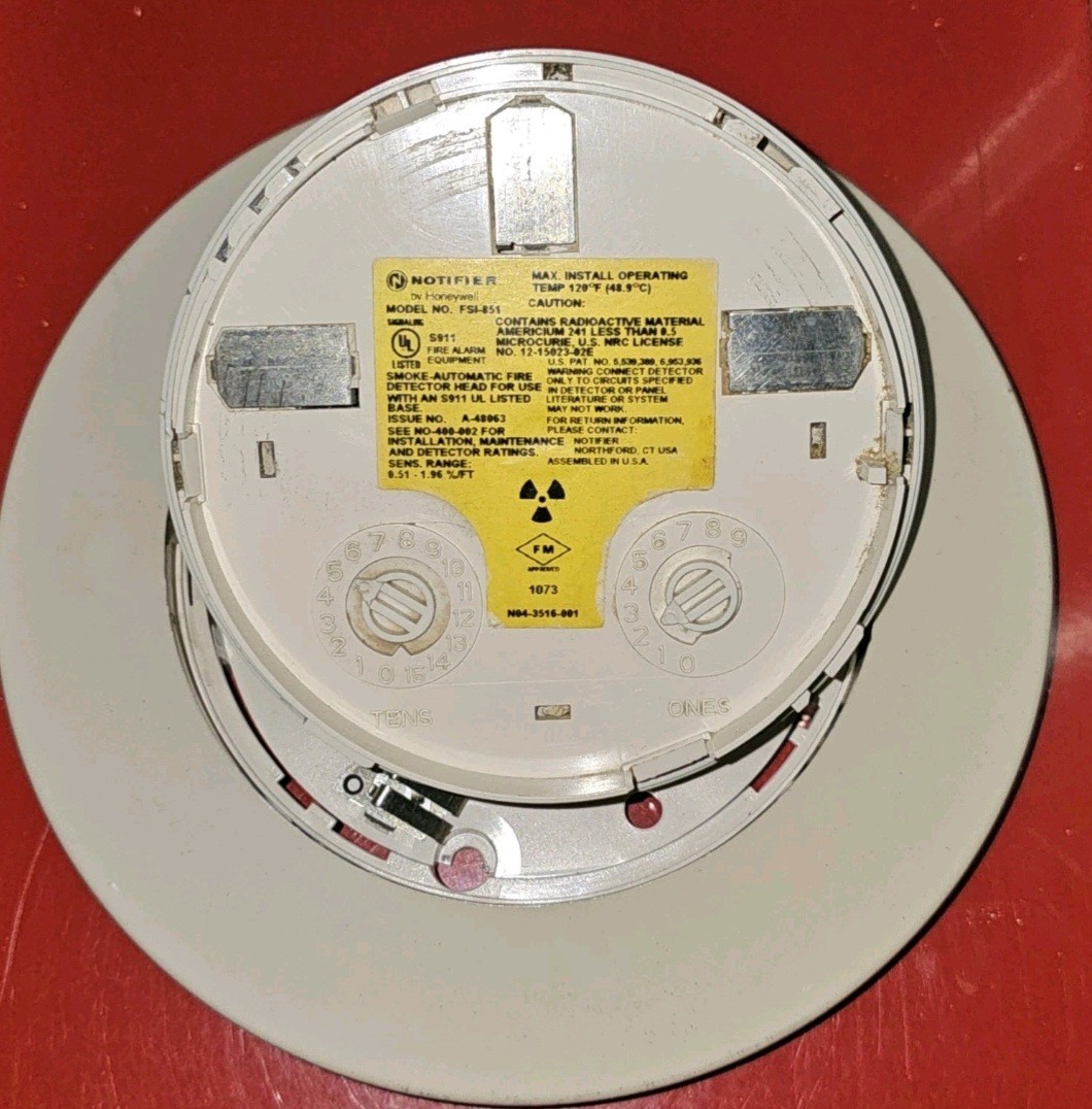 Set of 6 Notifier Detectors(Used): FSP-851 (3) /FSP-851R /FST-851 /FSI-851