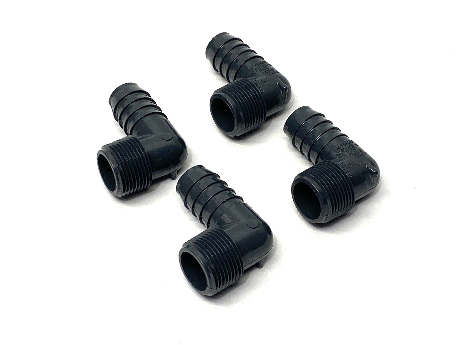 Spears 1413-010 Barbed Insert 1″ x Male 1″ PVC Elbow LOT OF 4