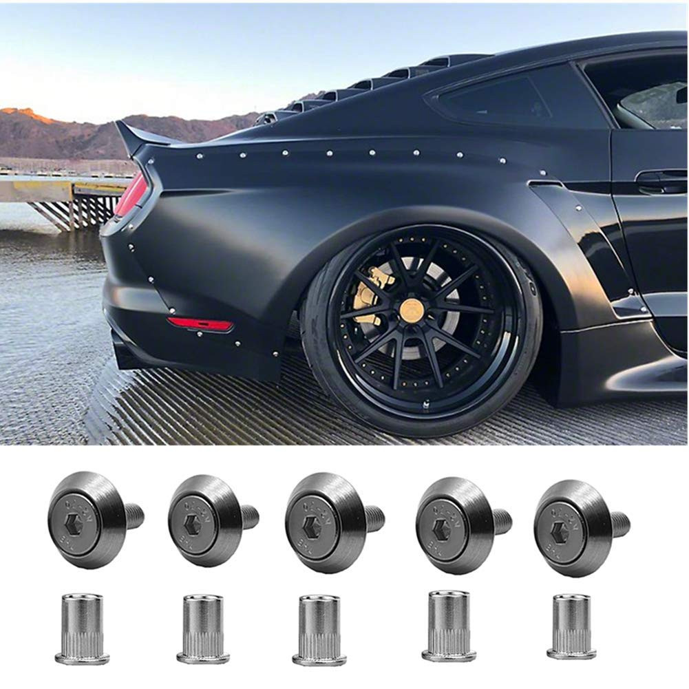 25PCS M5×20mm Stainless Fender Washer Bolt Kit Widebody Engine Fastener