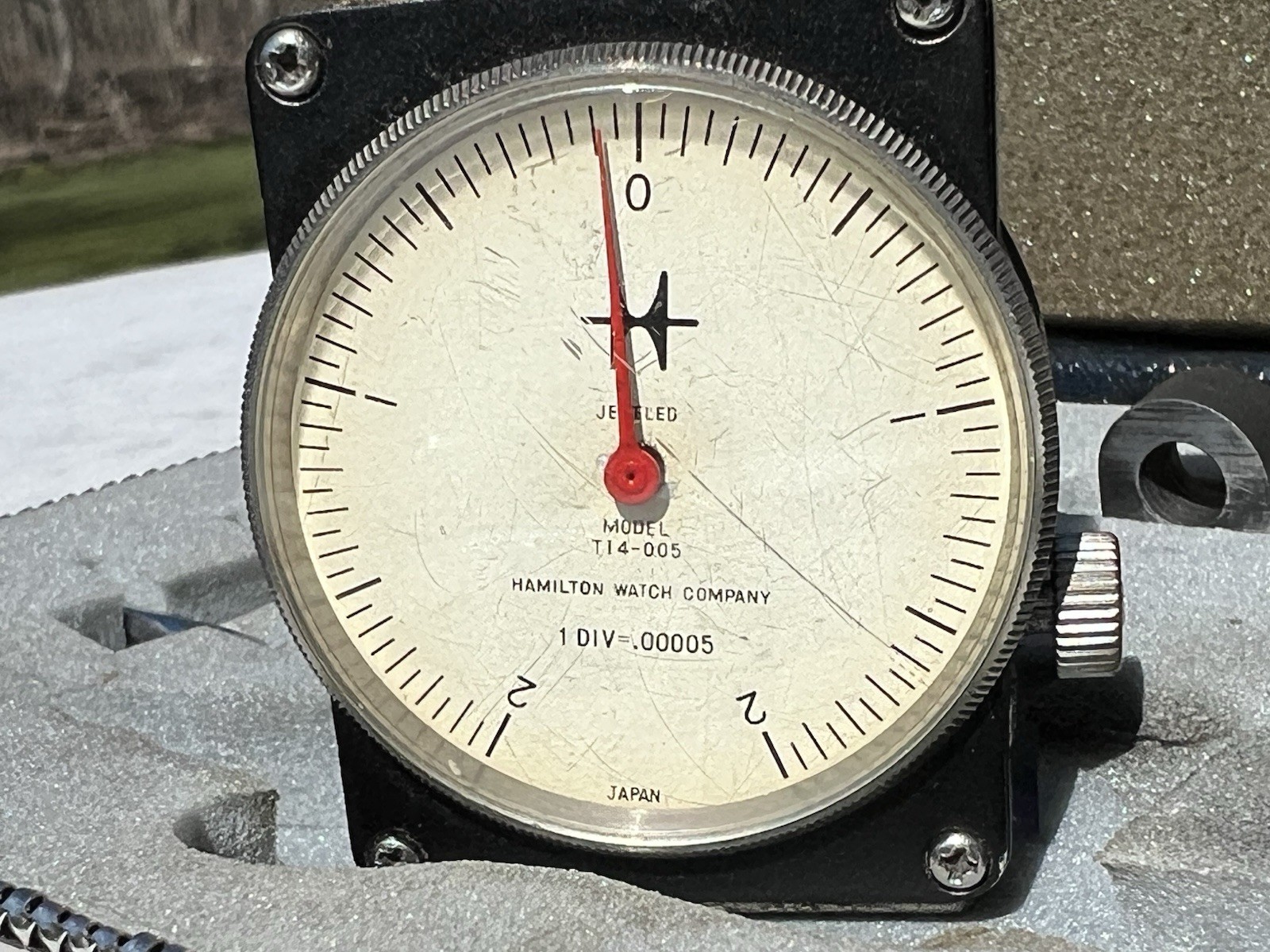 Hamilton Watch Company Dual Sided Dial Indicator T14-005 Watch Makers Machinist