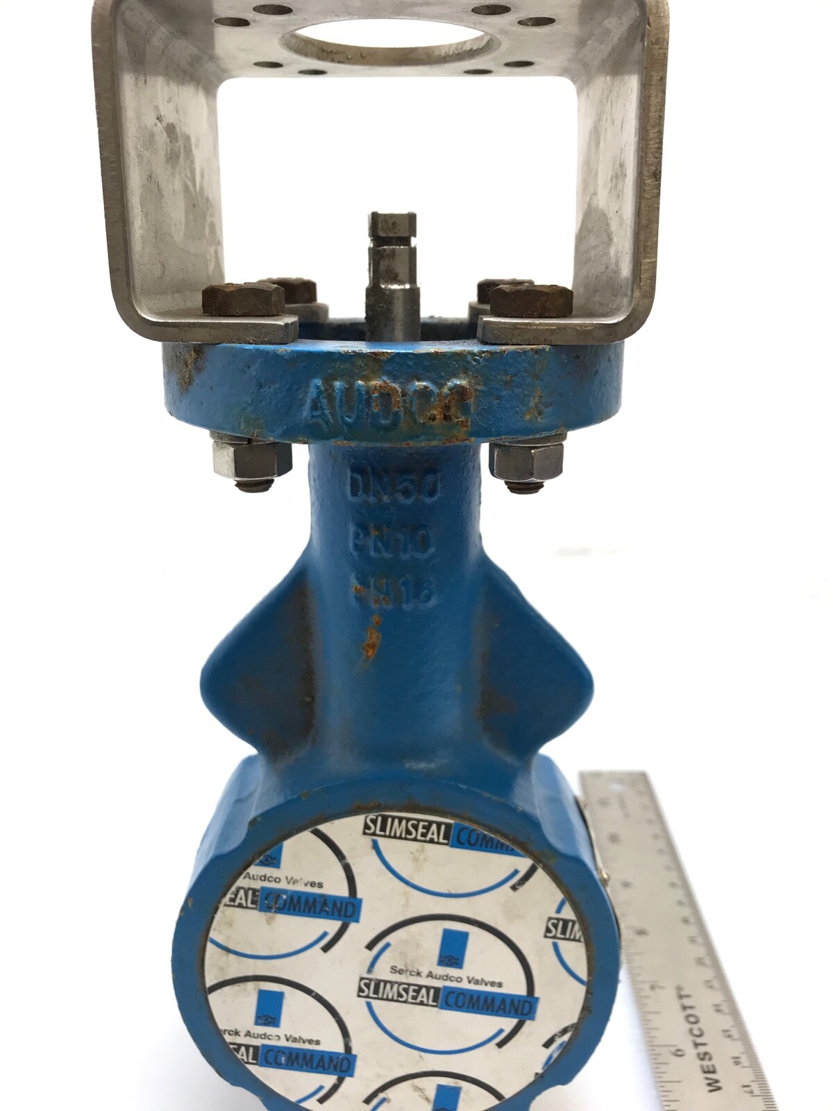 New Serck Audco Slimseal Butterfly Valve DN50 / PN10 / PN16 (Model # 0501BN4RSA)