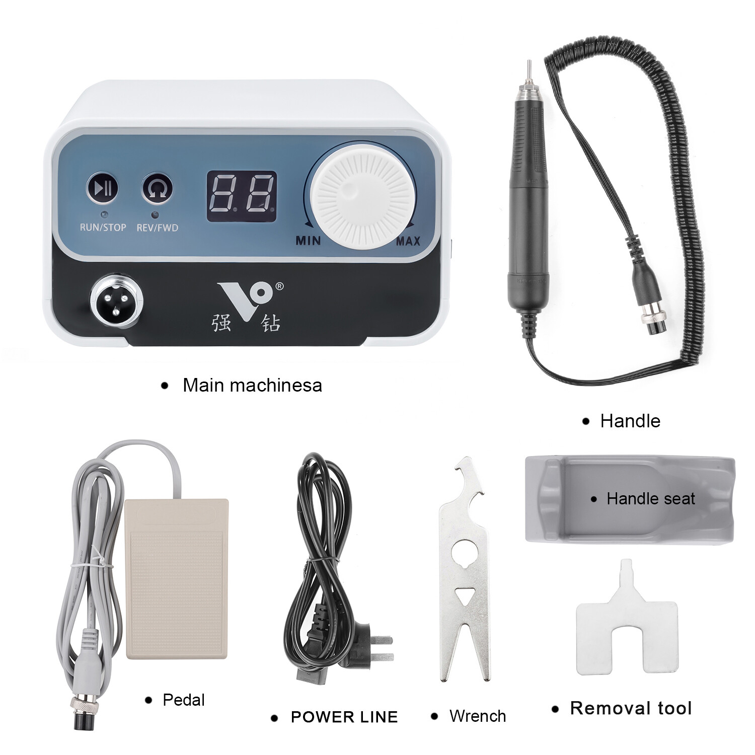Strong 50000rpm Brushless Micromotor High Speed Polisher with Handpiece US