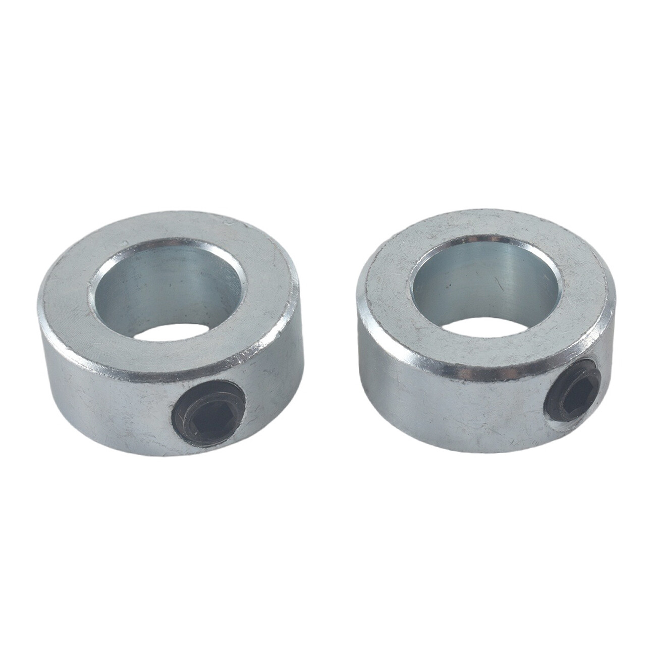 2PK 5/8″ Bore Solid Steel Zinc Plated Shaft Collars Set Screw Style