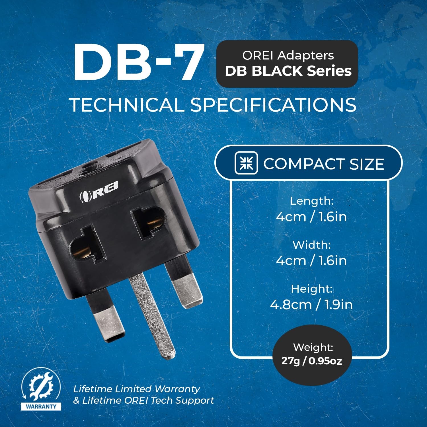 UK, Hong Kong Travel Adapter Plug, Adaptor 2 in 1, For Botswana, England, UAE…