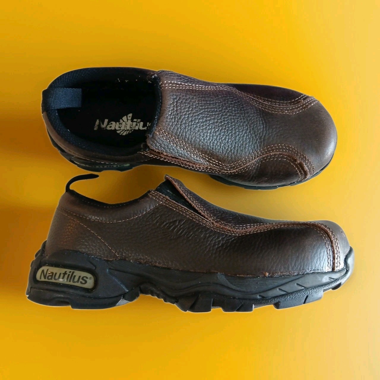 Nautilus Safety Footwear Slip-On ESD N1621 Women’s Steel Toe Work Shoes sz