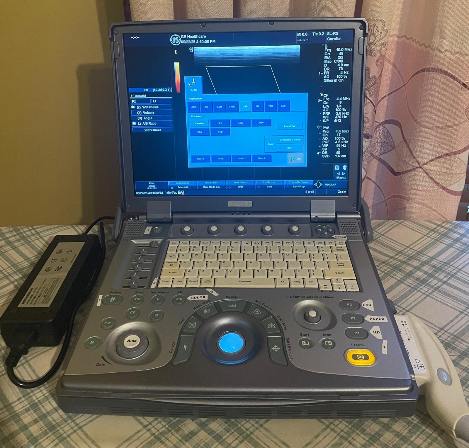 GE Logiq e BT12(2011)-ALL OPTIONS ACTIVE [Linear & Micro Convex Probe 9LRS/8CRS]