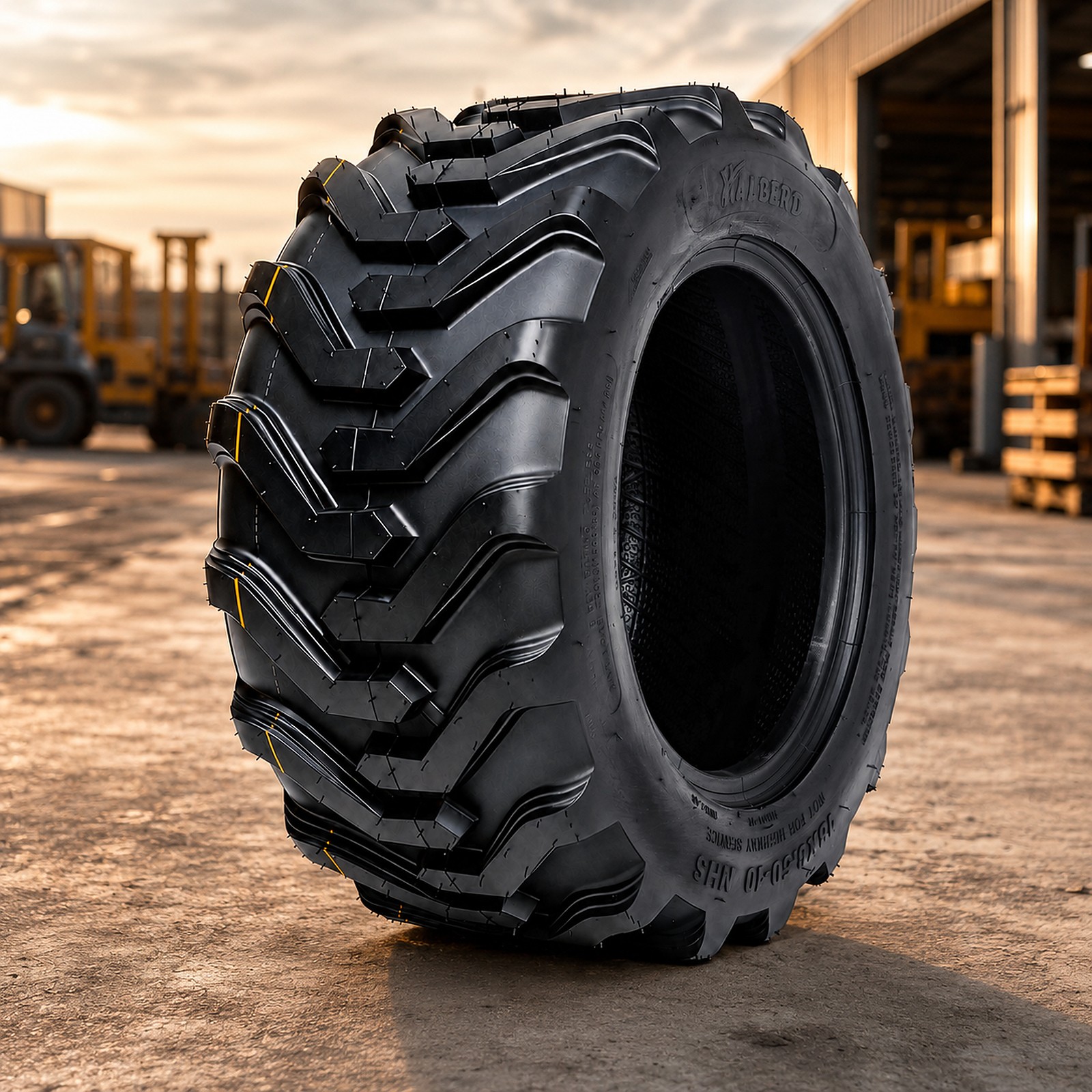 HALBERD 18×8.50-10 Skid Steer Tractor Tires 8 Ply Industrial 18×8.5×10 Tubeless