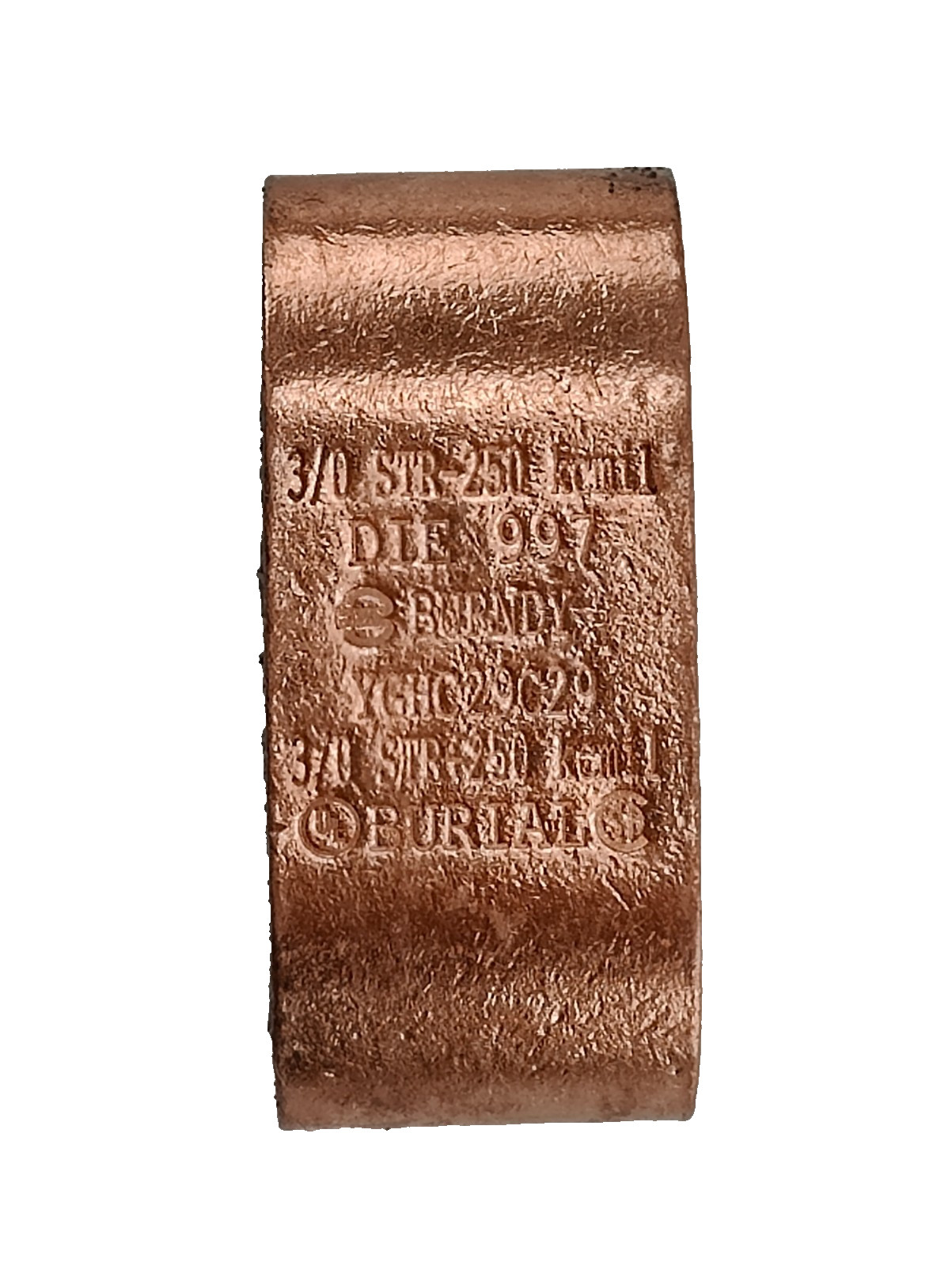 (BOX OF 25) Burndy YGHC29C29 Die 997 Copper Compression Brand New