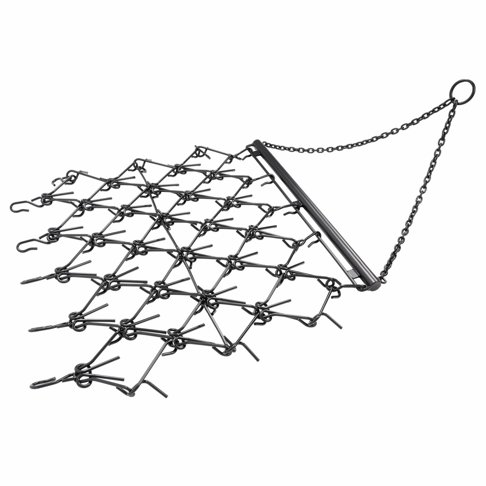 Steel Drag Harrow 4X4FT Heavy Duty Chain For ATV UTV Tractor Leveling Grading