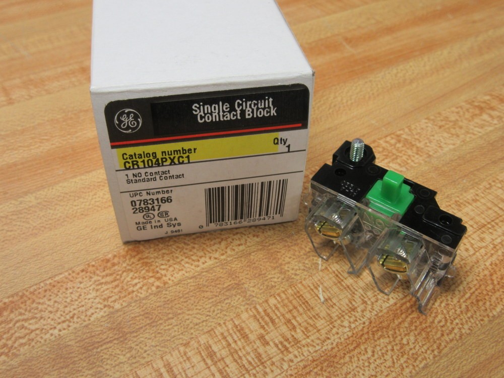General Electric CR104PXC1 GE Contact Block