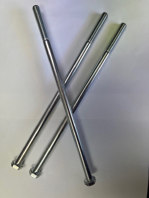M12-1.75x300mm Hex Cap Screws DIN 931 Grade 10.9 12mm X 300mm, ONE EA (10123000)