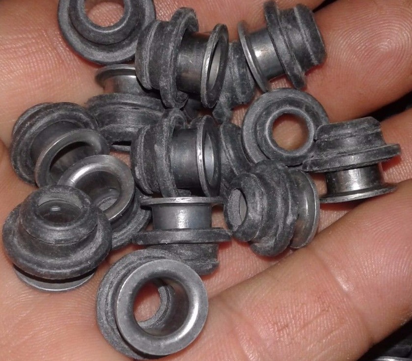 25 New 5/16″id Anti Vibration Shock Mounts Steel Grommet Rubber Bushing Mount