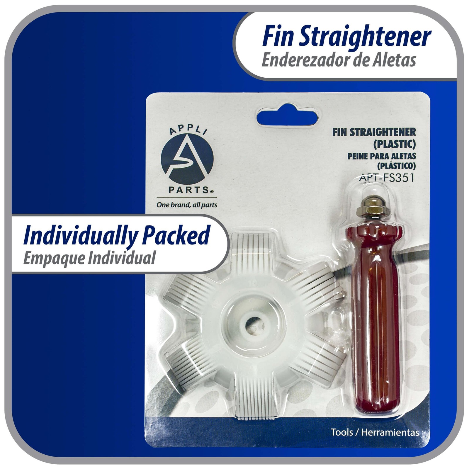 Appli Parts APT-FS351 Plastic AC fin comb straightener tool for condenser evapor
