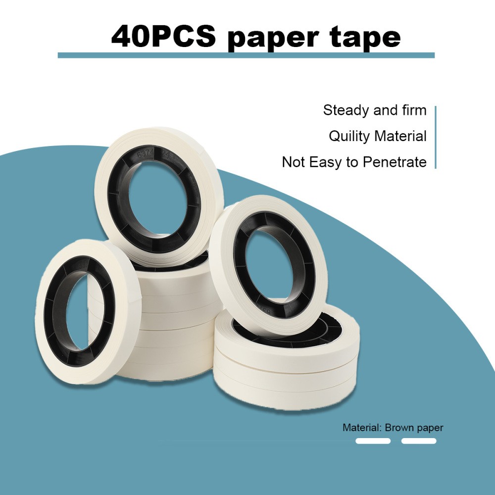 40 Pcs Bundle Tying Paper Tape For Strapping Money Banknote Binding Machine