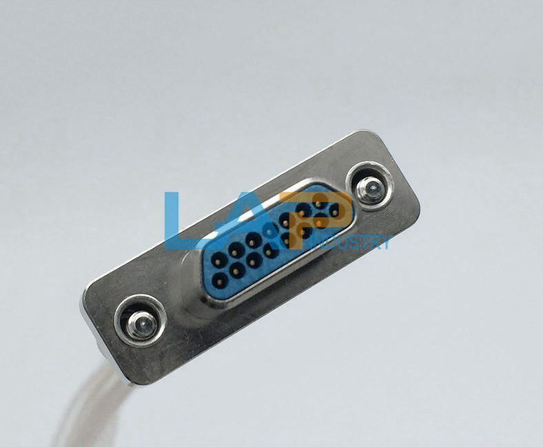 1pc New Rectangular Connector J30J-15TJL Socket With 10/20cm/30cm/50cm/1m Cable