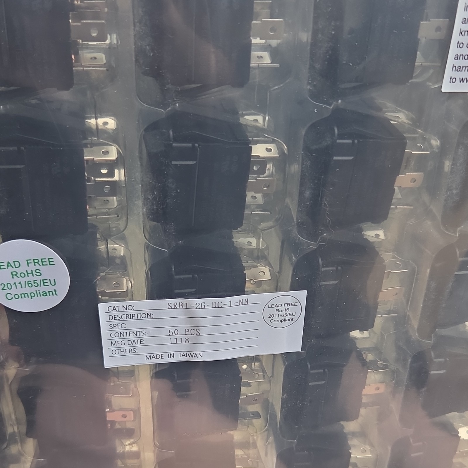 SRB1-2G-DC-1-NN General Purpose Relay 50-Pack