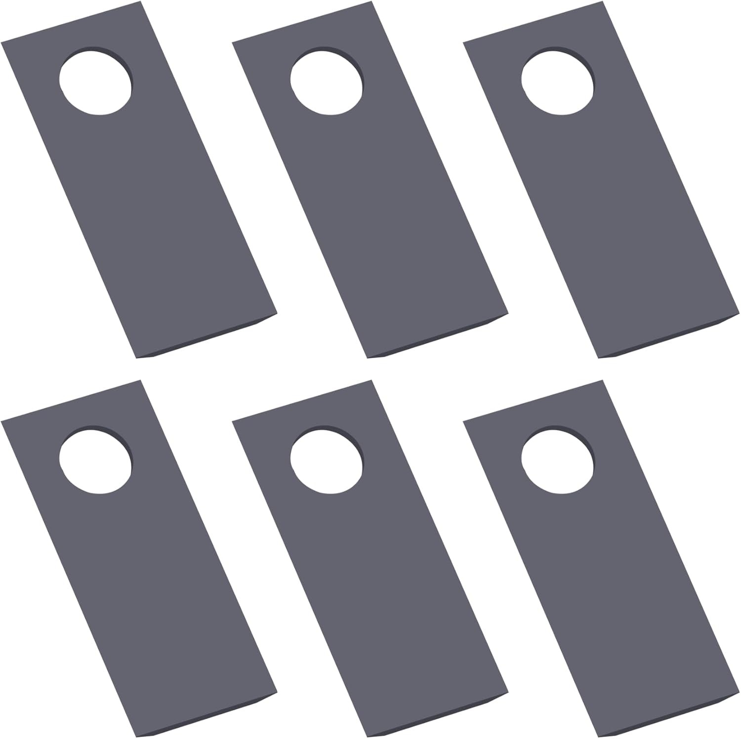 6Pcs Knife Kit For Tar River BDR-135,BDR-165,BDR-185 Drum Mowers KT4012 DM10454