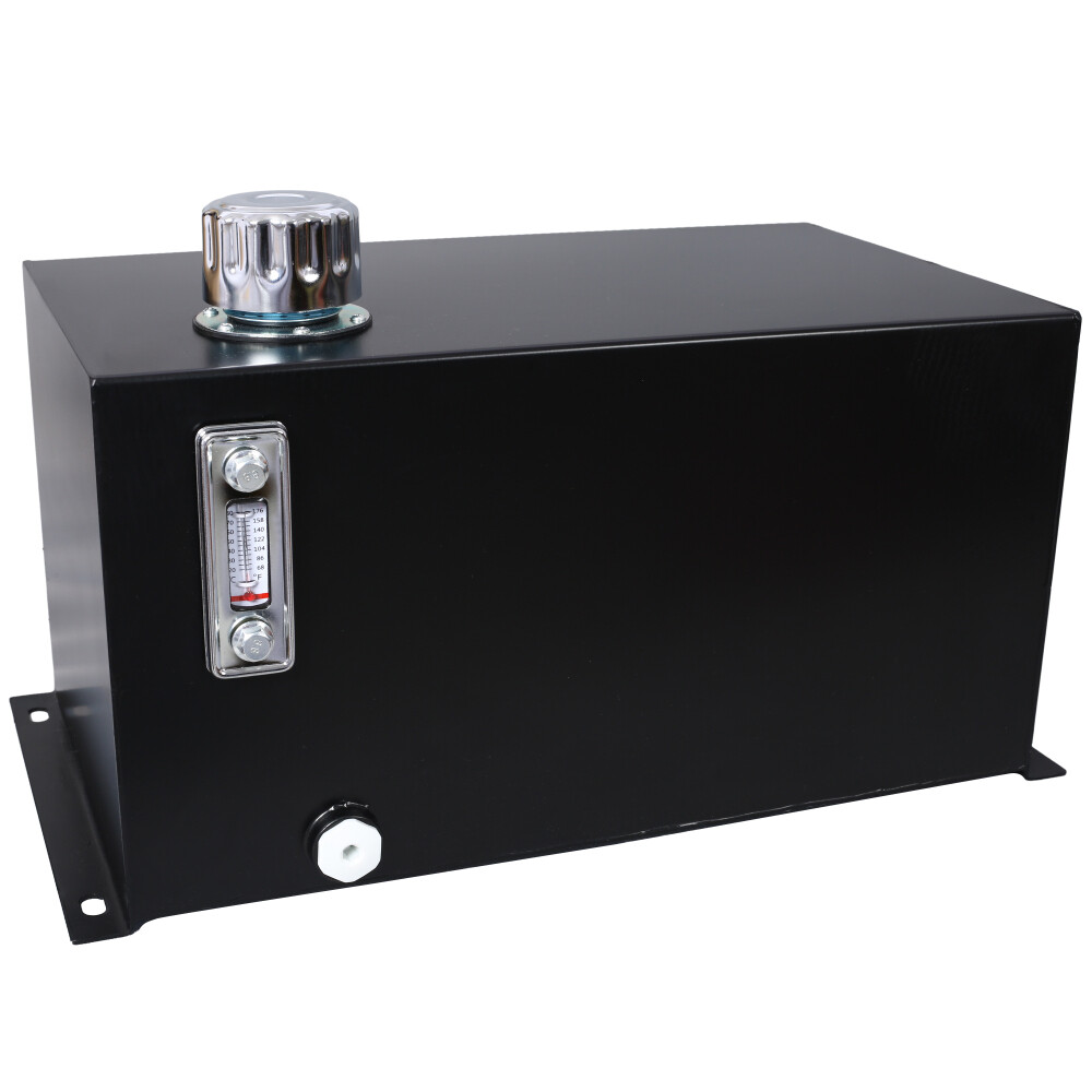 5 Gallon 14 Gauge Steel Hydraulic Fluid Reservoir Tank with Inlet 1-1/2″ FNPT