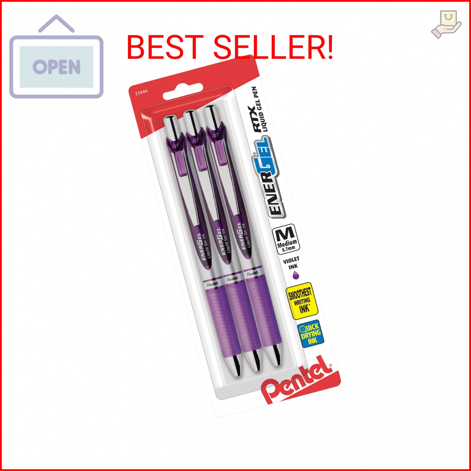 Pentel 756260 EnerGel RTX Retractable Gel Pens Medium