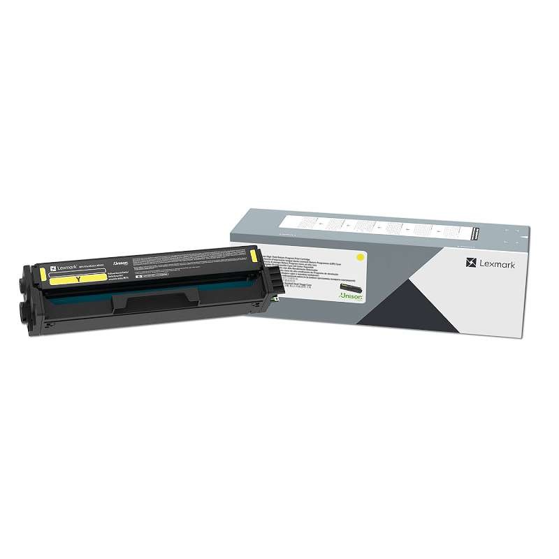 Lexmark 20N10Y0 Return Program Toner, 1500 Page-Yield, Yellow