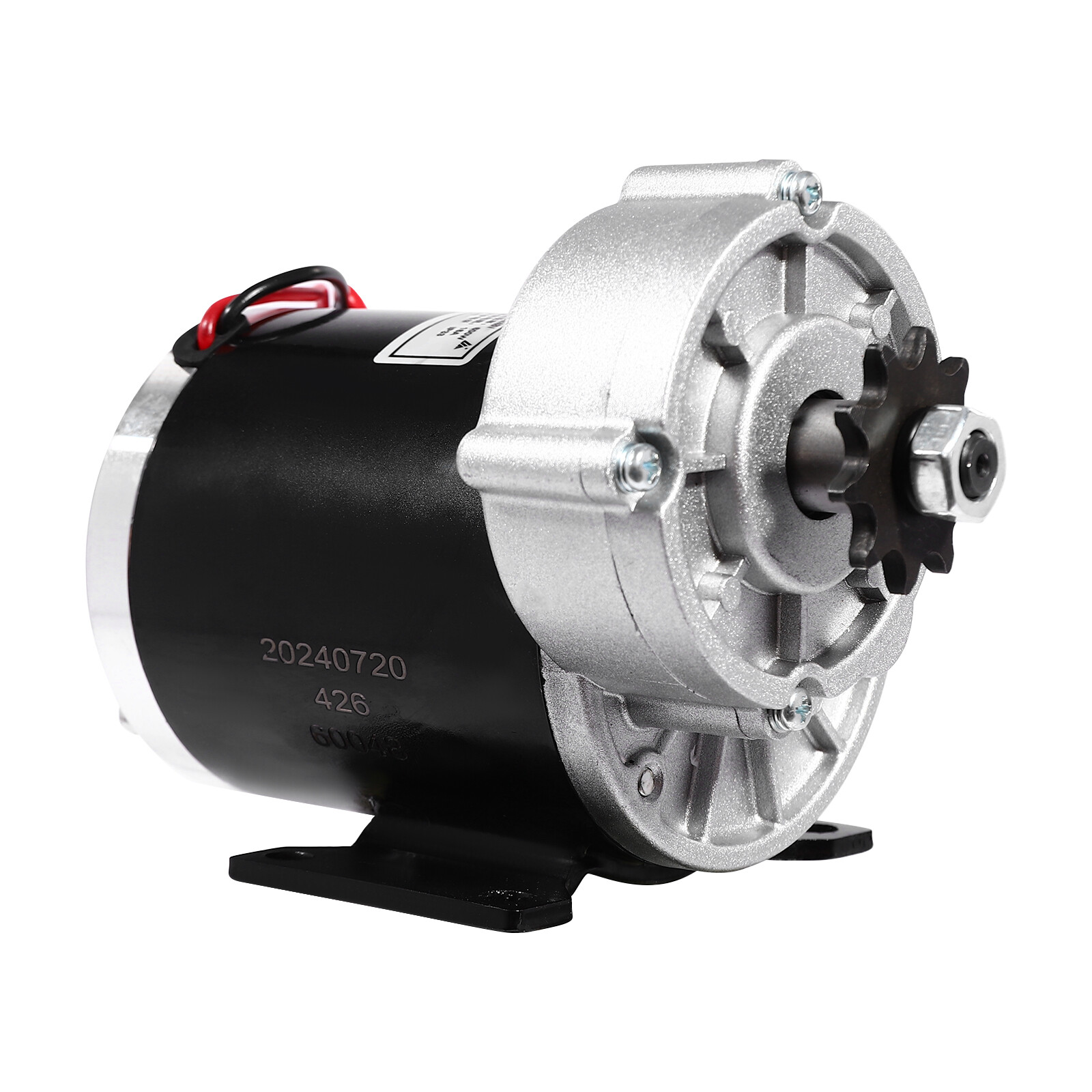 48V 600W Gear Reduction DC Motor Reduction Electric Motor For E-Bike Scooters