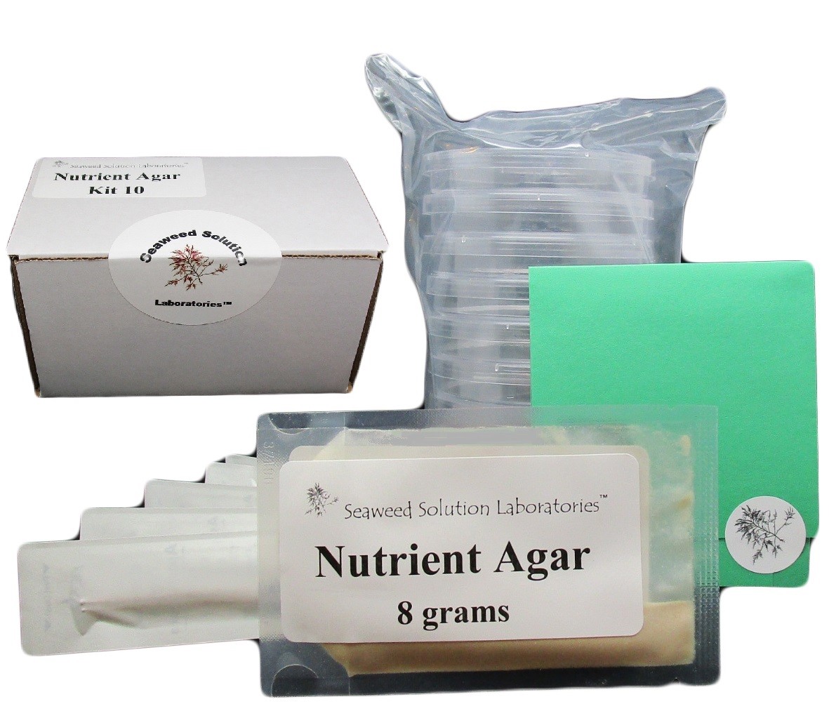 Nutrient Agar Kit- Yields 10, 100mm Petri Dishes – FREE SHIPPING!!!