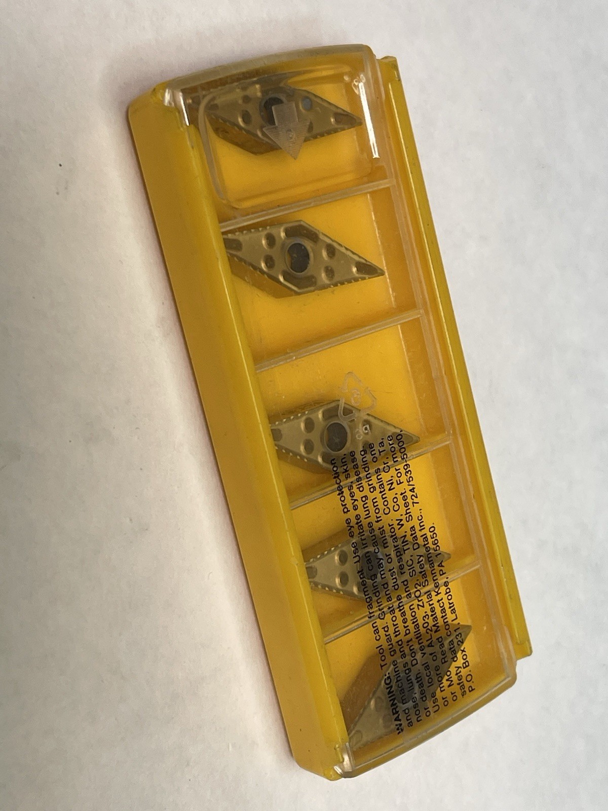 KENNAMETAL VNMG331P VNMG160404P New Carbide Insert Grade KC730 Qty.5 (26MY170)