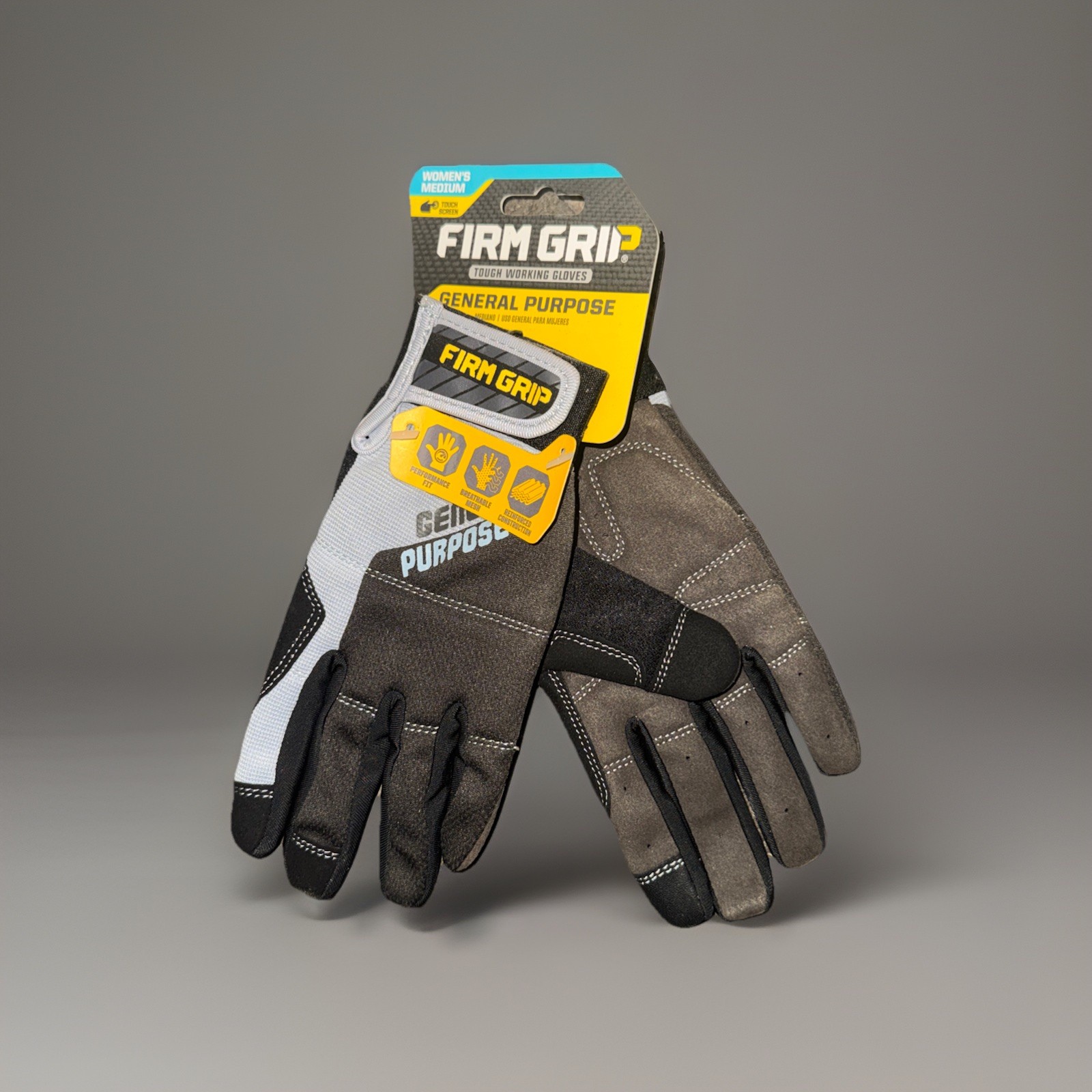 Women’s Medium Firm Grip General Purpose Gloves Gardening Touch Screen