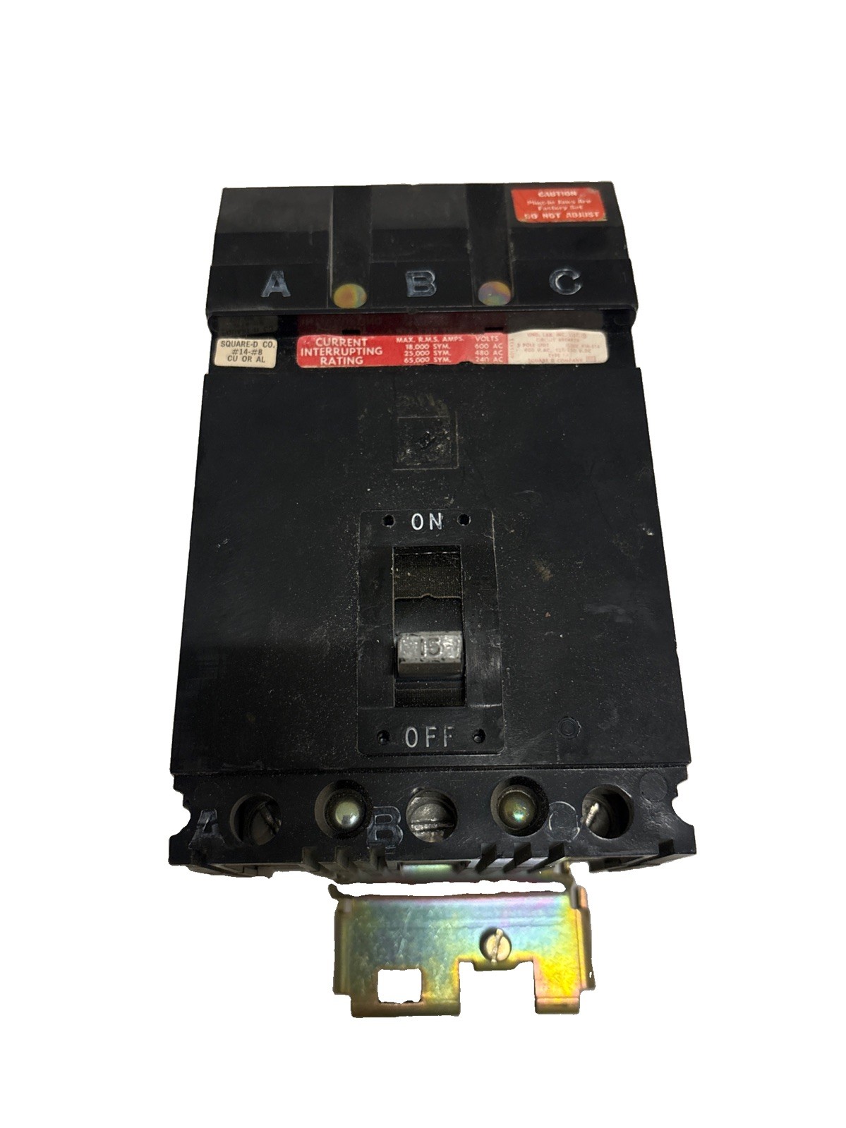 Square D FH36015 I-Line Circuit Breaker 15A 3P FA 15 Amp 3 Pole
