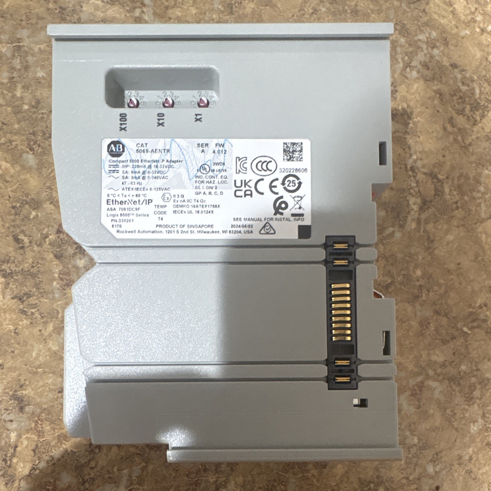 Allen-Bradley 5069-AENTR Compact5000 EtherNet/IP Adapter Module