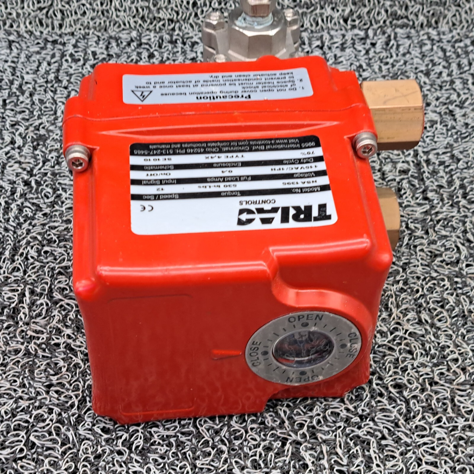 TRIAC Controls NSA 1395 / WE-500 Electric Actuator 115 Used
