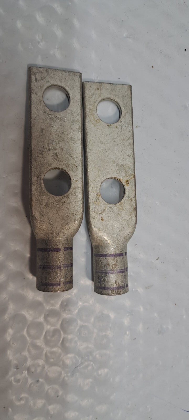 2X YAV28L-2NTC-FX 4/0 550/24 Purple Die 15 Compression Lug